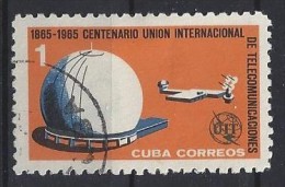 Cuba  1965  Centenary Of I.T.U.  1c  (o) - Gebruikt