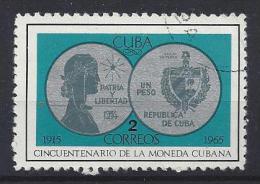 Cuba  1965  50th Ann. Of Cuban Coinage  2c  (o) - Gebruikt