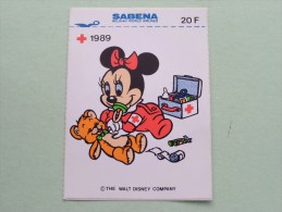 1989 Rode Kruis Sabena ( Zie Foto Voor Details ) Zelfklever Sticker Autocollant ! - Advertising