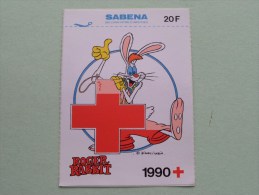 1990 Rode Kruis Sabena ( Zie Foto Voor Details ) Zelfklever Sticker Autocollant ! - Werbung