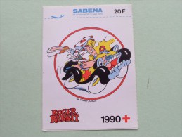 1990 Rode Kruis Sabena ( Zie Foto Voor Details ) Zelfklever Sticker Autocollant ! - Advertising