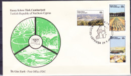 TürkischZypern Turkish Cyprus Turque De Chypre  - Entwicklung/development 1989 - FDC - Cartas & Documentos