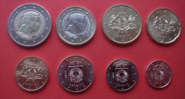 Latvia Lettland Lettonia Euro Full Coin Set All Coins 2014 Year 1 Cent - 2 Euro  UNC - Lettonie