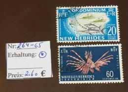 Neue Hebrieden   Michel Nr: 264 -65  Gestempelt  #4417 - Used Stamps