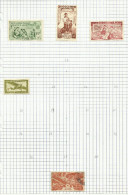 Indochine (As) Poste Aérienne N°20 à 22, 24, 39 Cote 4.30 Euros - Airmail