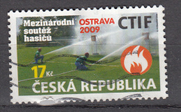 Ceska 2009 Mi Nr 601 Brandweer, Fire - Used Stamps