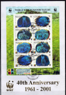 Feuillet Timbre En Hologramme World Wide Fund For Nature WWF Internationale Briefmarken Nürnberg - Covers & Documents