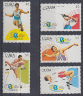 1992.15- * CUBA 1992. MNH. VI COPA DEL MUNDO DE ATLETISMO. ATHLETICS. COMPLETE SET. - Unused Stamps