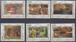 1993.17- * CUBA 1993. MNH. OBRAS ARTE MUSEO NACIONAL. JOAQUIN SOROLLA. ART. - Ongebruikt