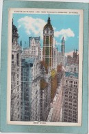 NEW  YORK   -  SINGER   BUILDING  AND  THE  WORLD´S  HIGHEST  TOWERS   - - Other Monuments & Buildings