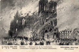 REIMS    Destruction De La Cathédrale - Rilly-la-Montagne