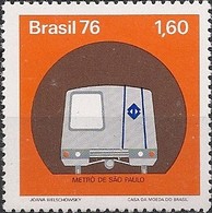 BRAZIL - SÃO PAULO SUBWAY, 1st IN BRAZIL 1976 - MNH - Tranvie