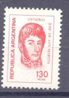 1978. Argentina, Mich.1346, Definitive, General  Jose Martin, 1v,  Mint/** - Nuevos