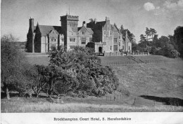 - BROCKHAMPTON Court Hotel, S. HEREFORDSHIRE - Scan Verso - - Hertfordshire