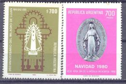 1980. Argentina, Mich.1498-99, Christmas, 2v,  Mint/** - Nuevos