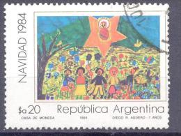 1984. Argentina, Mich.1719,Christmas, 1v,  Used - Used Stamps