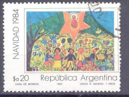 1984. Argentina, Mich.1719,Christmas, 1v,  Used - Gebruikt