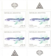 1989. Argentina, Mich.1775, Fishes, Sheetlet,   Mint/** - Blokken & Velletjes