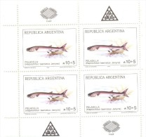1985. Argentina, Mich.1773, Fishes, Sheetlet  Mint/** - Hojas Bloque