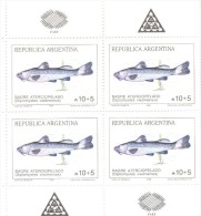 1985. Argentina, Mich.1772, Fishes, Sheetlet, Mint/** - Hojas Bloque