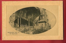 NP-08  Aescher Wildkirchli. Ebenalpstock, Kanton Appenzell Innerrhoden. Gaufré, Relief, Stempel Weissbad 1913 - Appenzell