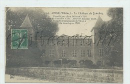 Anse (69)  : Le Château De Jonchey En 1916 PF. - Anse