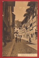 NP-12  Altstadt Zug, Belebt.  Gelaufen In 1933, Sepia - Zug