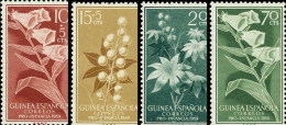 Guinea 391/94 ** Flores 1959 - Guinea Spagnola