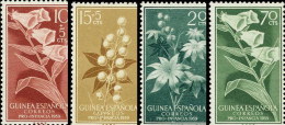 Guinea 391/94 ** Flores 1959 - Guinée Espagnole