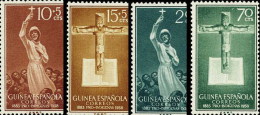 Guinea 384/87 ** Misionero 1958 - Guinea Spagnola