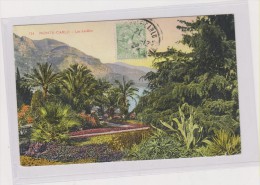 MONACO  Nice Postcard - Jardín Exótico
