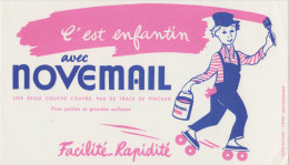 Buvard : Novémail - Peintures