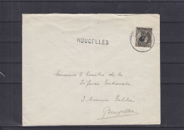 Belgique - Lettre De 1935 ° -  Oblitération Braine L'Alleud - Griffe De Noucelles - Briefe U. Dokumente