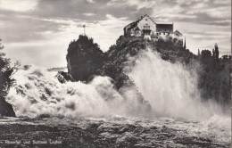 Switzerland, Suisse, Rheinfall Und Schloss Laufen, 1963 Used Real Photo Postcard [15645] - Otros & Sin Clasificación