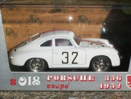 BRUMM -  S 018 PORSCHE 356 COUPE´ TARGA FLORIO 1952    AVEC SA BOITE Scala 1/43 - Brumm