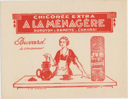 Buvard :  Chicorée Extra A LA MENAGERE - Kaffee & Tee