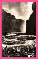 Carte Photo - The Gorge - Victoria Falls - Animée - 1937 - Copyright K 895 - Simbabwe