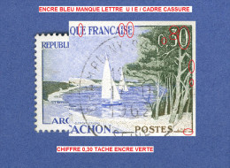 1961 - 1962  N° 1312  ARCACHON  OBLITÉRÉ NUANCE COULEURS - Gebraucht