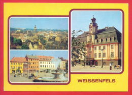 159212 / WEISSENFELS - TEILANSICHT , KARL MARX PLATZ , RATHAUS - Germany Allemagne Deutschland Germania - Weissenfels