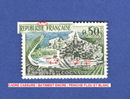 1961 - 1962  N° 1314 COGNAC   15.1.1963  OBLITÉRÉ NUANCE COULEURS - Usados