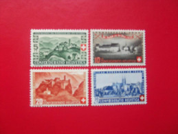 SUIZA 1944, YVERT 395-98,  **MNH** - Unused Stamps