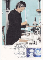 Santé, Curie  Carte Maximum France Yvert N 1533, Paris 1967 - Pharmacy