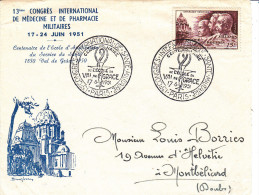 Veterinaire, Picqué, Fdc France Yvert N 898,  , Paris Congres 1951 - Autres & Non Classés