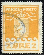 1916. PAKKE PORTO. 2 øre Yellow. Thiele. Perf 11 ½. (Michel: 5A) - JF158286 - Paketmarken