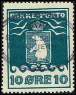 1916. PAKKE PORTO. 10 øre Blue. Thiele. Perf 11 ½. STYRELSEN AF KOLONIERNE I GRØNLAND. ... (Michel: 7A) - JF171293 - Colis Postaux