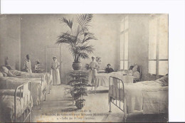 1 Cpa. Hopital-Ecole De La "Société De Secours Aux Bléssés Militaires; Salle Des Opérés (femmes) - Gezondheid, Ziekenhuizen