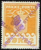 1916. PAKKE PORTO. 2 øre Yellow. Thiele. Perf 11 ½. GRØNLANDS STYRELSE. (Michel: 5A) - JF171328 - Colis Postaux