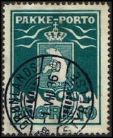 1916. PAKKE PORTO. 10 øre Blue. Thiele. Perf 11 ½. Steel Cancel GRØNLANDS STYRELSE I. V... (Michel: 7A) - JF171393 - Pacchi Postali