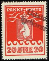 Udstedet Igdlorssuit On 1916. PAKKE PORTO. 20 øre Red. Thiele. Perf 11 ½. (Michel: 9A) - JF171417 - Parcel Post