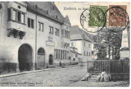 CPA.  ALLEMAGNE...KIEDRICH...  RATHHAUS.. GUTER ZUSTANG...1922.. - Rheingau